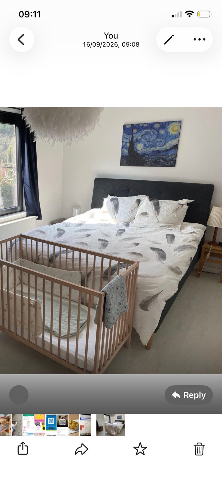Idanäs Ikea bed, Enlèvement, Comme neuf