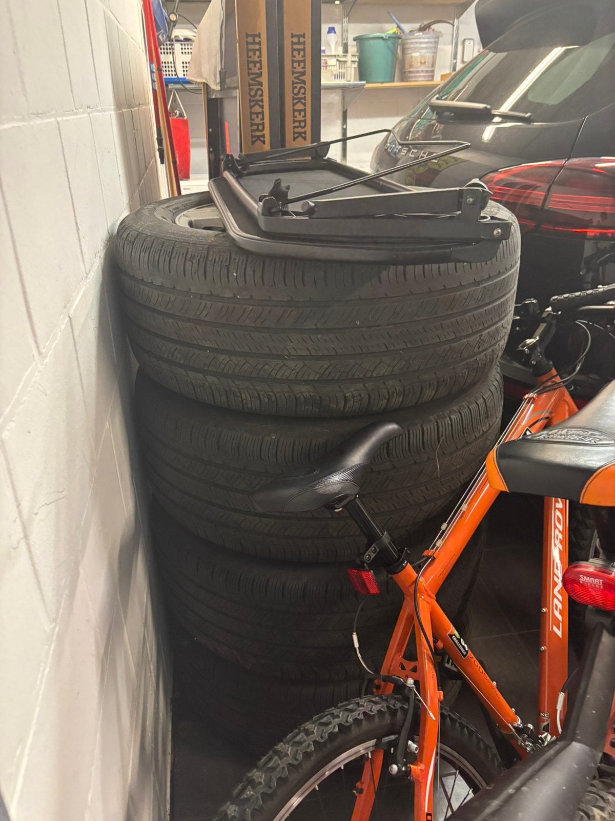 4 banden porsche caynne, Ophalen, Band(en)