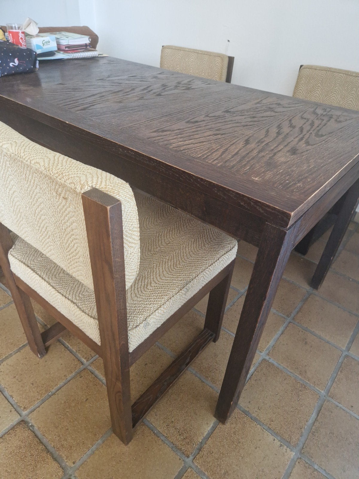 Tafel + 6 stoelen, Maison & Meubles, Salles à manger complètes, Enlèvement