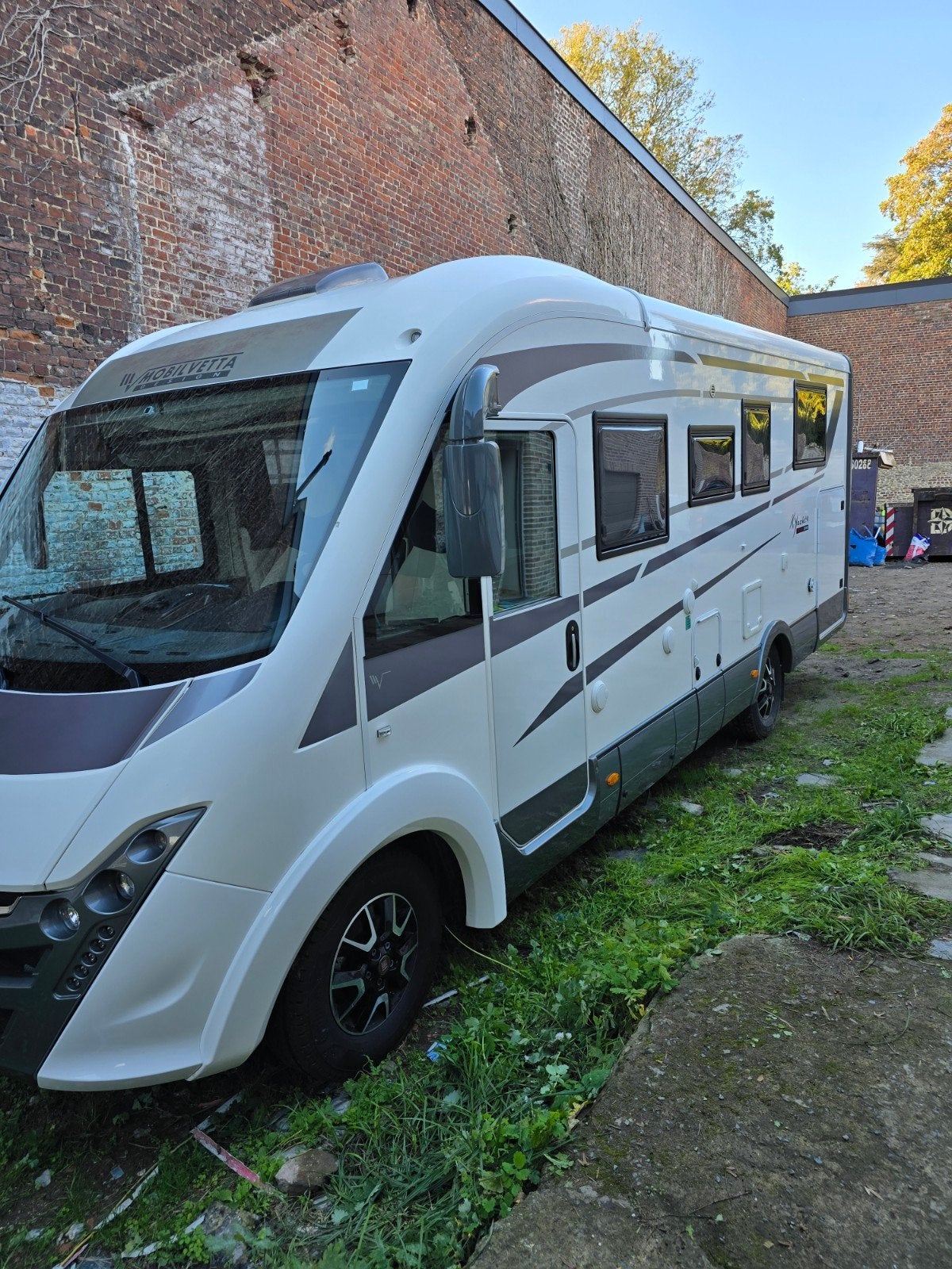 A vendre camping car intégral Mobilvetta, Fiat, Particulier, Caméra de recul, Raamblindering