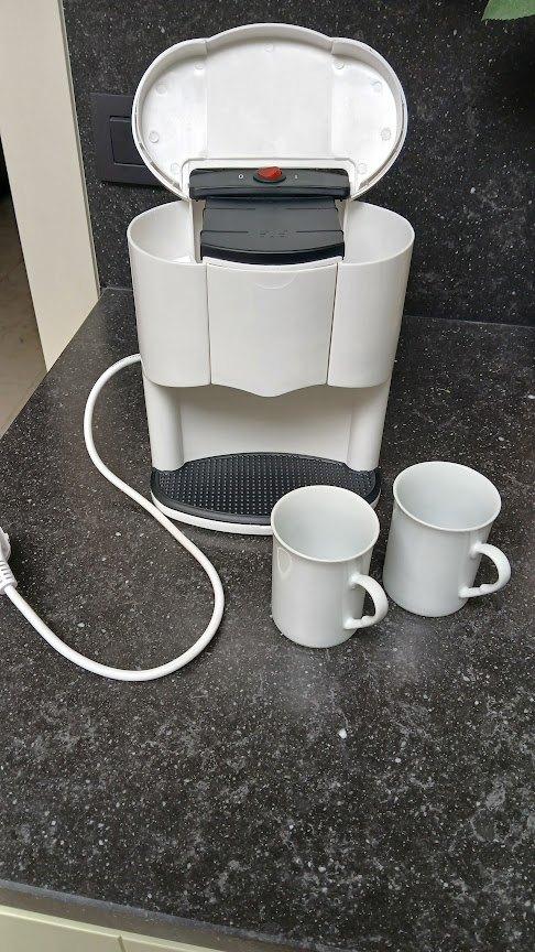 koffiezet apparaat voor 2 tassen, Ophalen