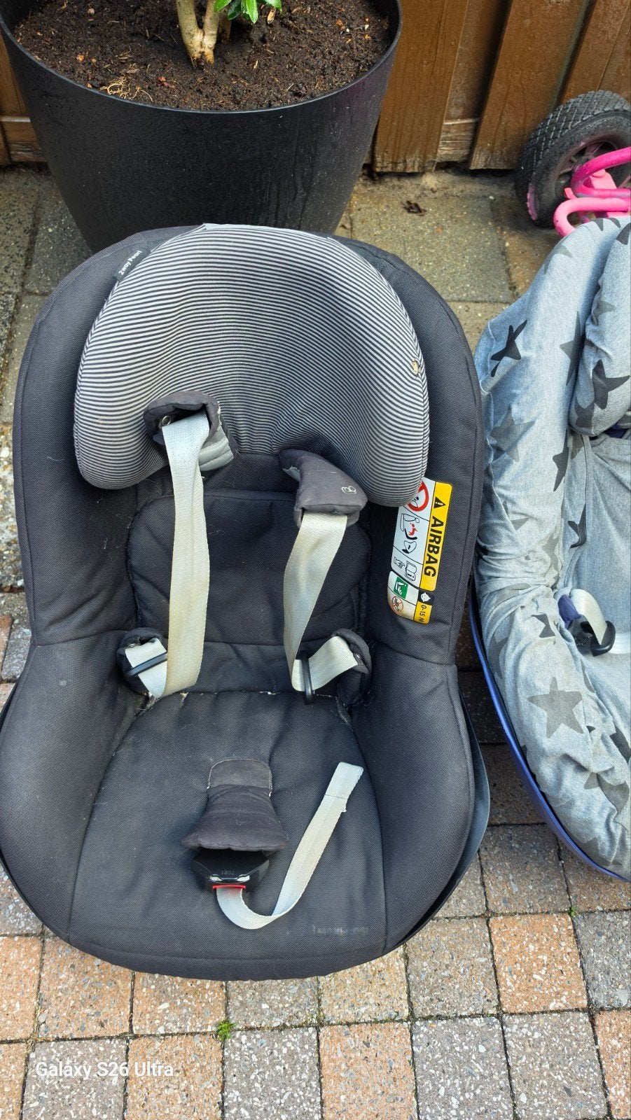 maxicosi autostoel incl 2 way isofix, 15 t/m 36 kg, Ophalen of Verzenden, Zo goed als nieuw, Isofix