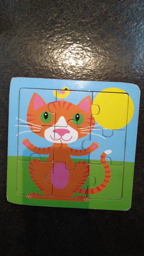 Puzzel kat Hema, Ophalen, Minder dan 10 stukjes, Gebruikt, 2 tot 4 jaar