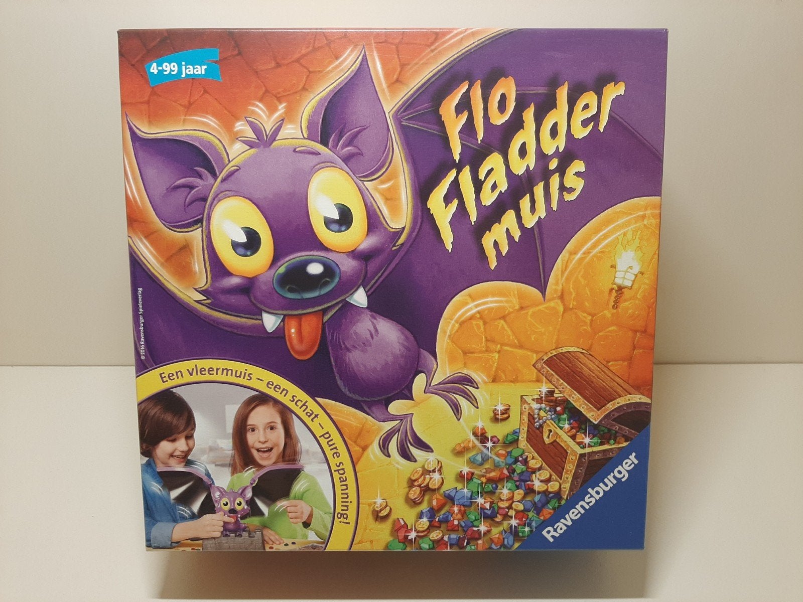 Flo Fladdermuis Ravensburger gezelschapsspel - compleet, Hobby en Vrije tijd, Gezelschapsspellen | Bordspellen, Een of twee spelers