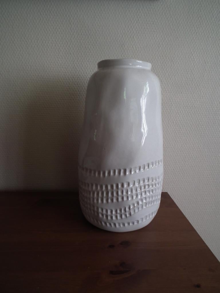 Grand vase crème (Maisons du monde) H 30 cm/ D 9 cm, Neuf, Moins de 50 cm, Autres couleurs, Poterie ou Porcelaine