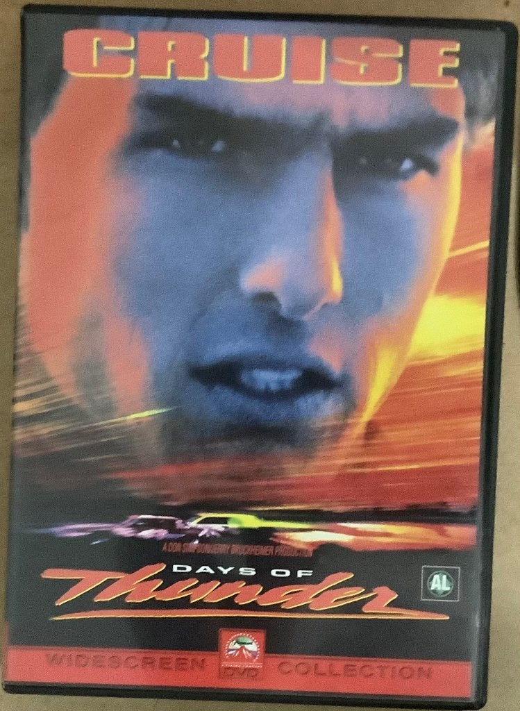Days of Thunder (1990) Dvd Tom Cruise, Nicole Kidman, CD & DVD, DVD | Action, Tous les âges, Enlèvement ou Envoi, Utilisé, Action