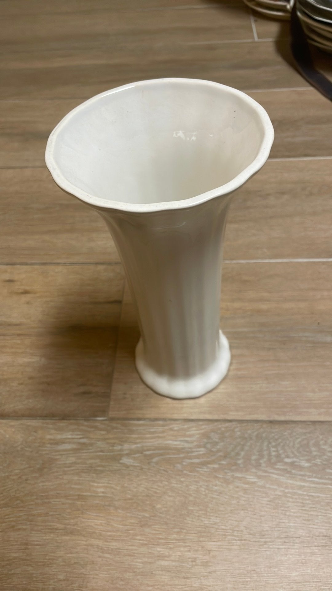 Witte boch vaas, Ophalen of Verzenden