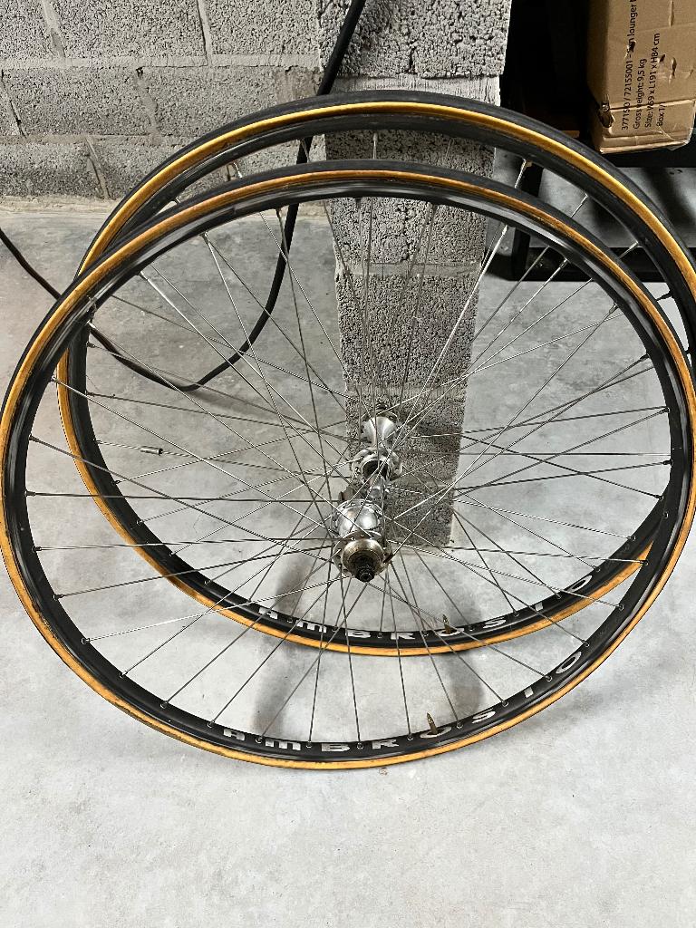 Ambrosio wielset, Fietsen en Brommers, Gebruikt, Ambrosio, Aluminium, Racefiets