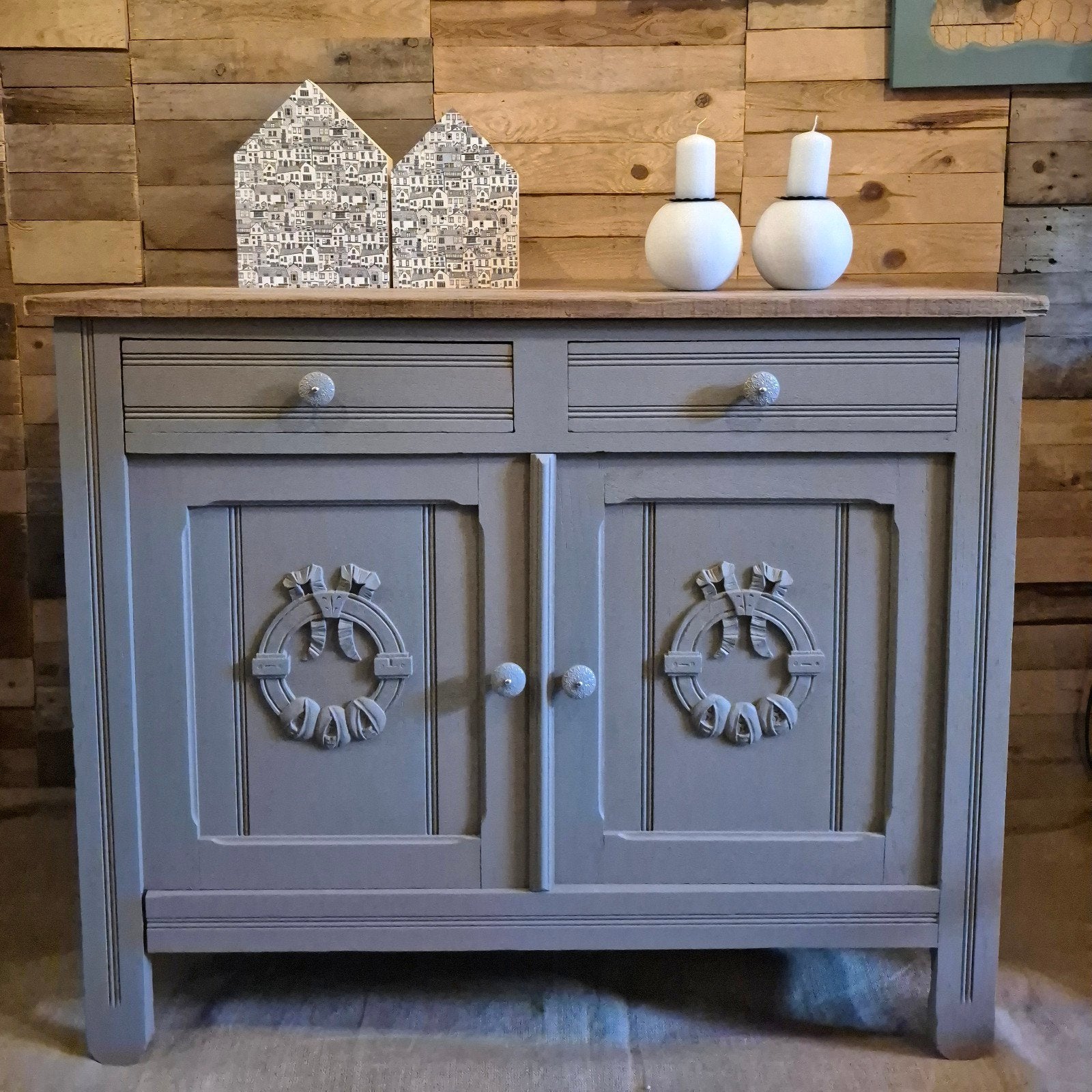 Meuble buffet en bois 2 portes, Maison & Meubles, Enlèvement