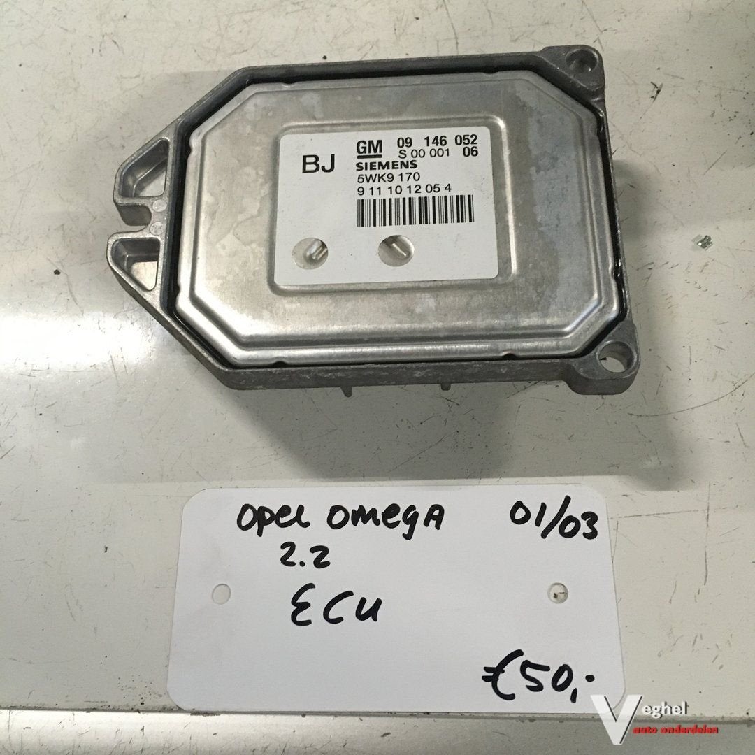 Opel Omega 2.2 2001  tm 2003  ECU  09 146 052, -, Utilisé, -, -