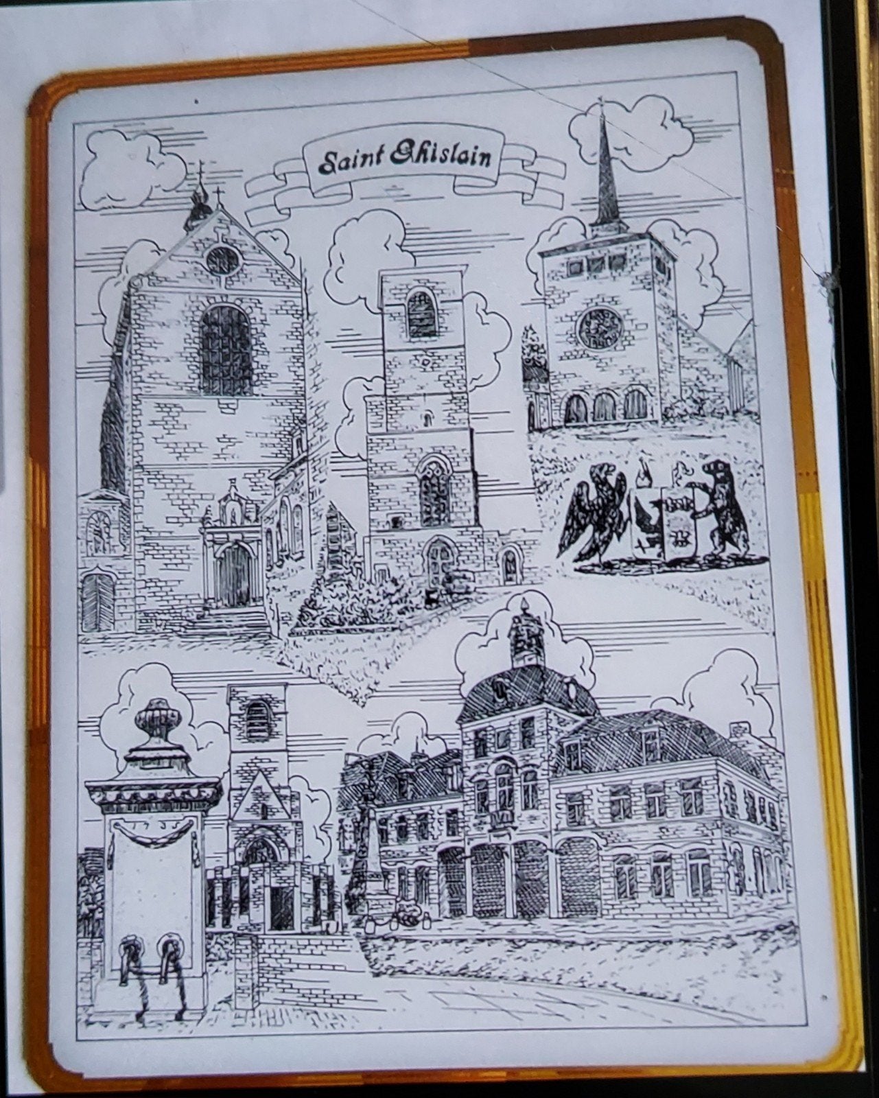 cadre st ghislain, Antiquités & Art, Enlèvement ou Envoi