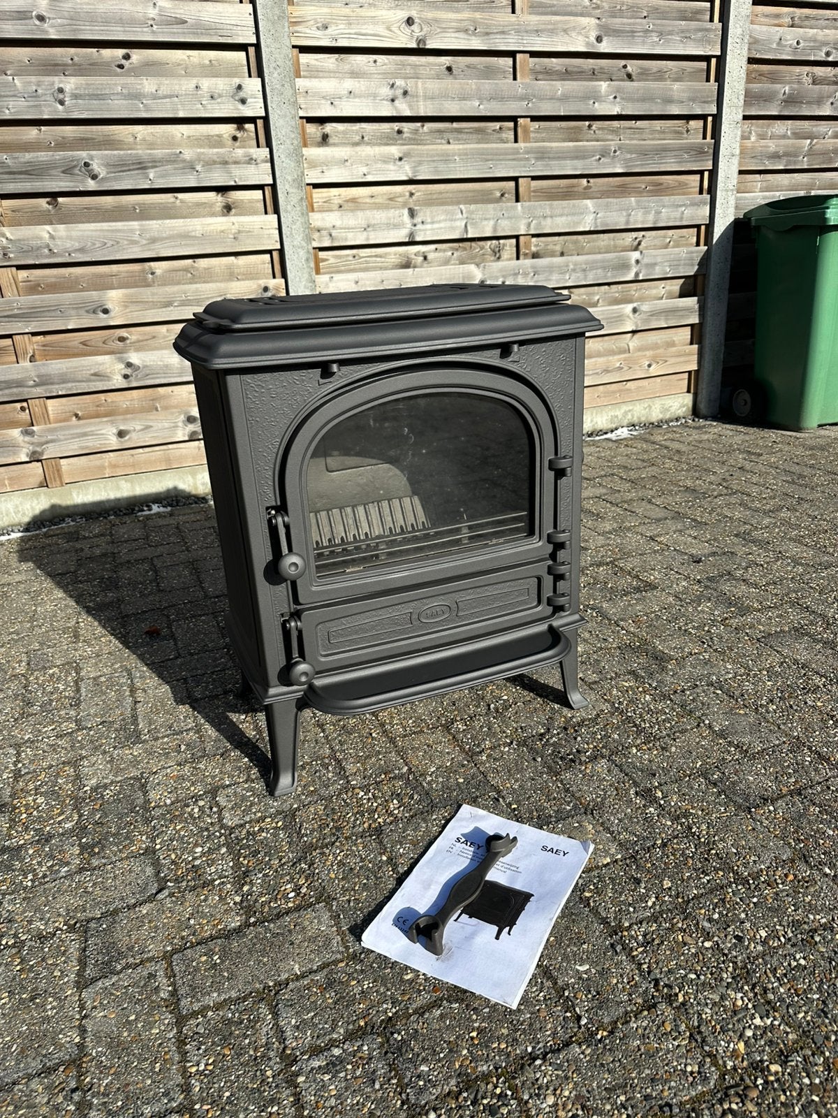 Saey 94 Top hout kolenkachel 13kw met kolenbunker, Huis en Inrichting, Ophalen, Zo goed als nieuw, Hout, Houtkachel
