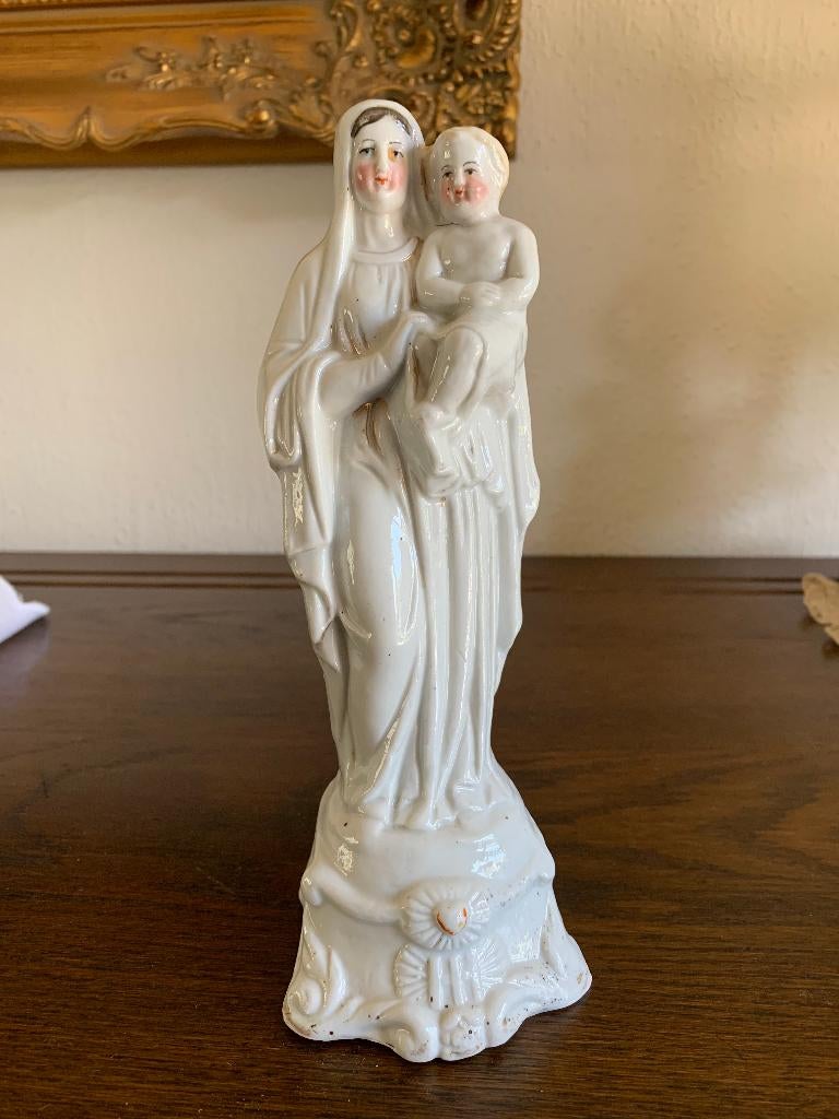 Porseleinen beeld Maagd Maria, Antiek en Kunst, Ophalen of Verzenden