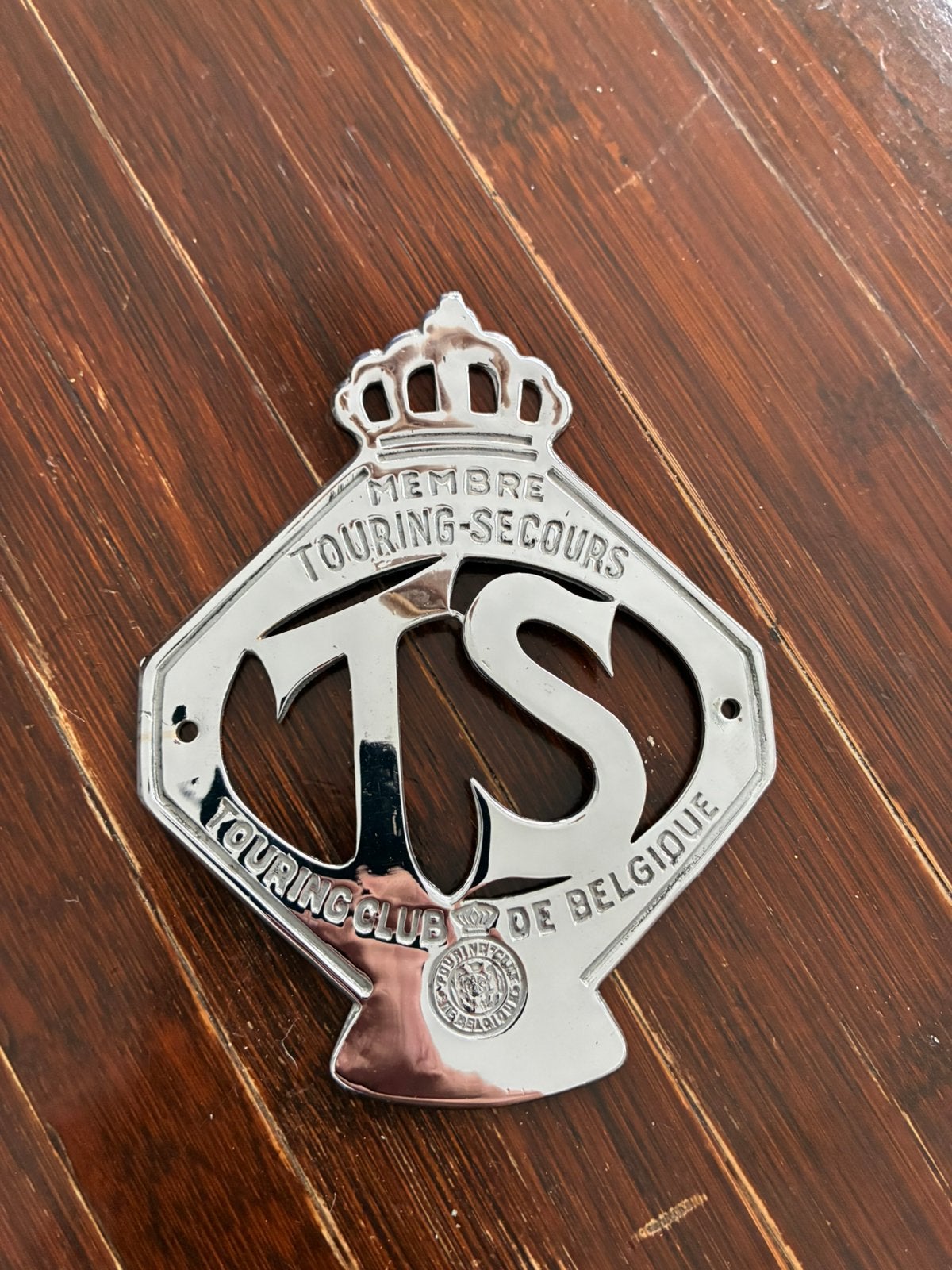 emblème insigne vintage ancêtre oldtimer Touring secours, Ophalen