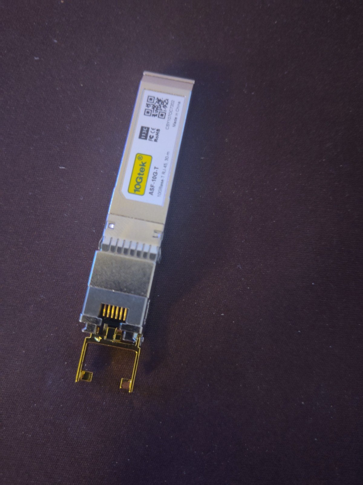 10Gbe SFP+ rj45, Informatique & Logiciels, Enlèvement ou Envoi