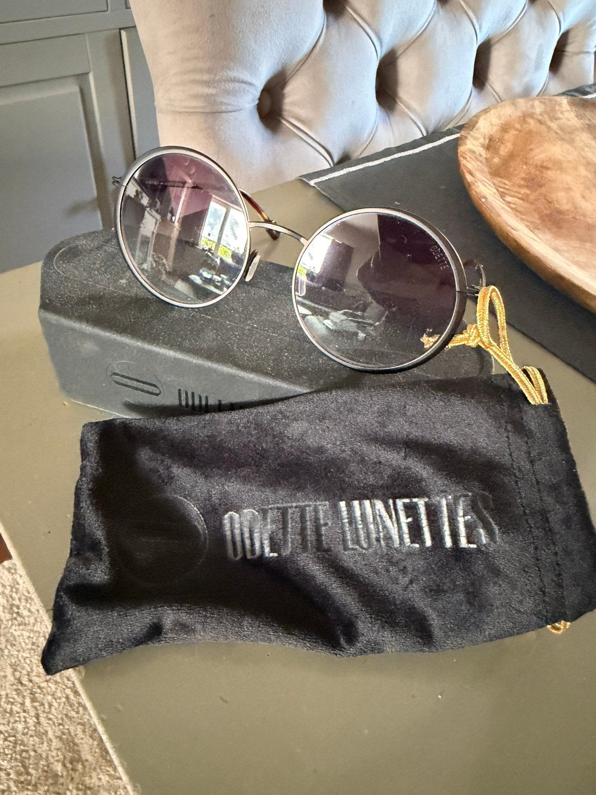 Zonnebril krasvrij  odette lunette, Ophalen of Verzenden, Zo goed als nieuw, Zonnebril