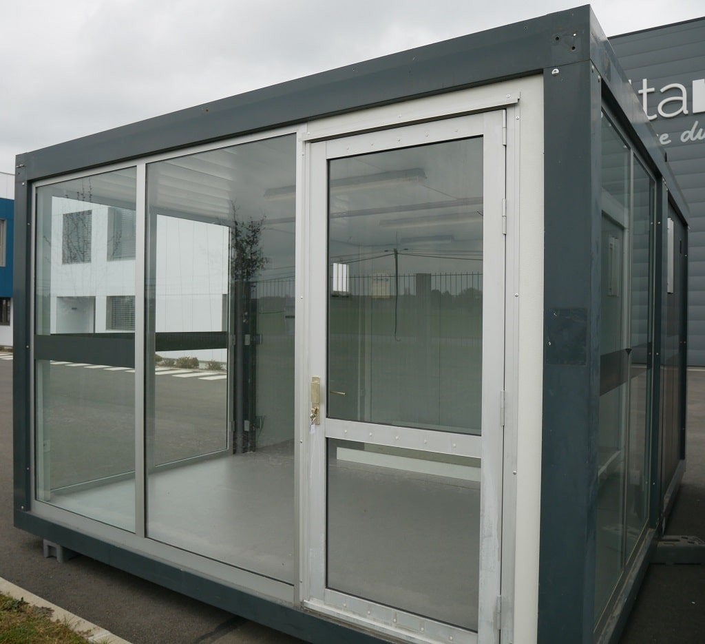 Conteneur Modulaire d'occasion 824-825 Superficie : 18 m2, Enlèvement ou Envoi