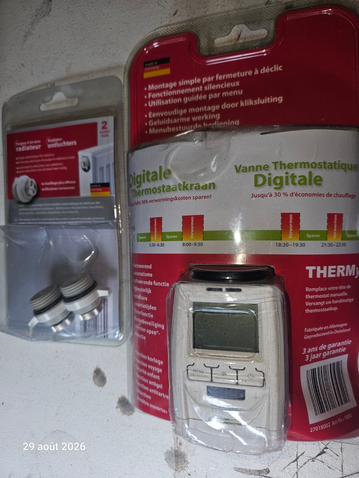 vanne thermostatique digital, Bricolage & Construction, Enlèvement, Neuf