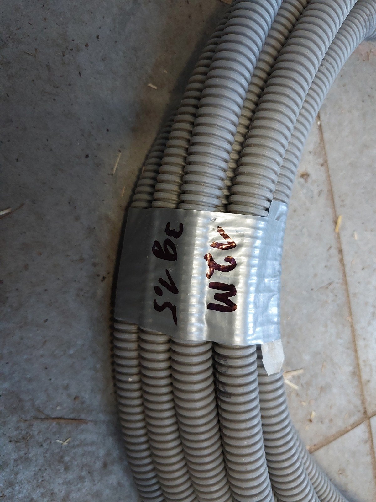 Voorbedrade VOB draad 3G1,5, Doe-het-zelf en Bouw, Elektriciteit en Kabels, Ophalen, Nieuw, Kabel of Snoer