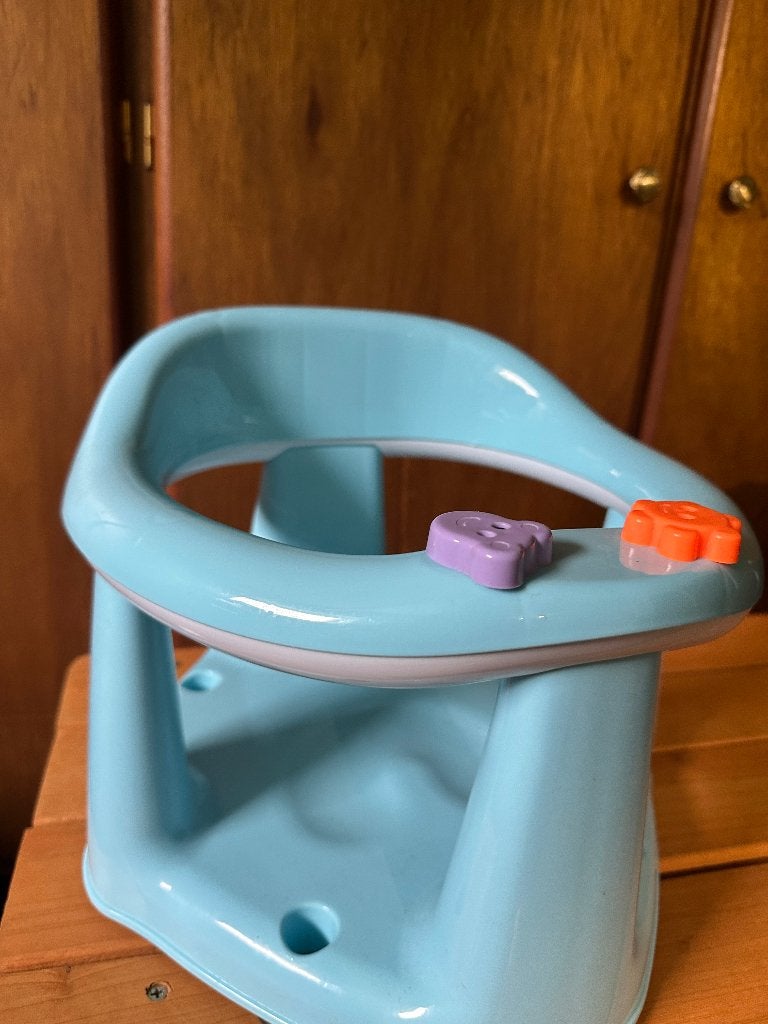 Baby Badzitje – Lichtblauw, Kinderen en Baby's, Ophalen, Zo goed als nieuw, Badzitje of Badring