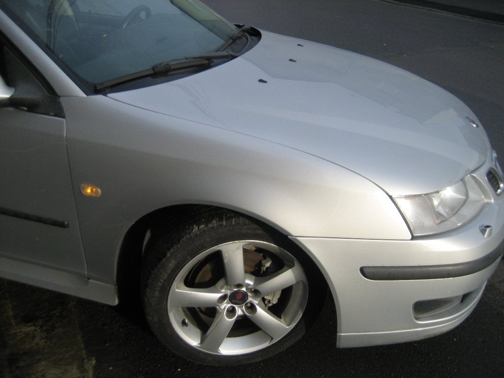 saab 9.3 tid année 2004, Autos, Saab, Cuir, Argent ou Gris, Achat, Boîte manuelle