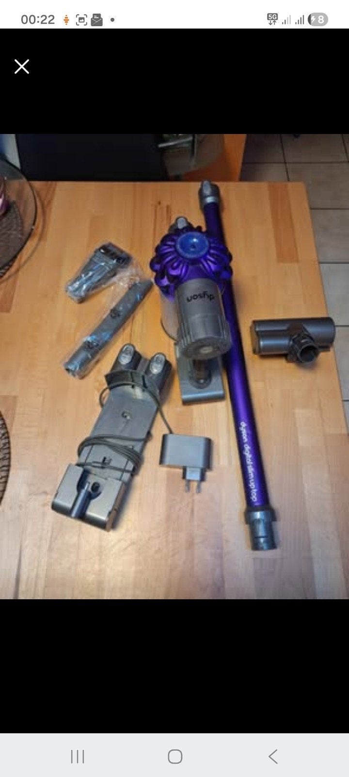Dyson digital slim up top complet+petite brosse motorisée, Elektronische apparatuur, Stofzuigers, Ophalen of Verzenden, Dyson