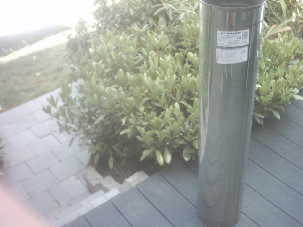 inox schouwbuis en bocht, Doe-het-zelf en Bouw, Ophalen, Inox, Nieuw, 20 tot 40 mm
