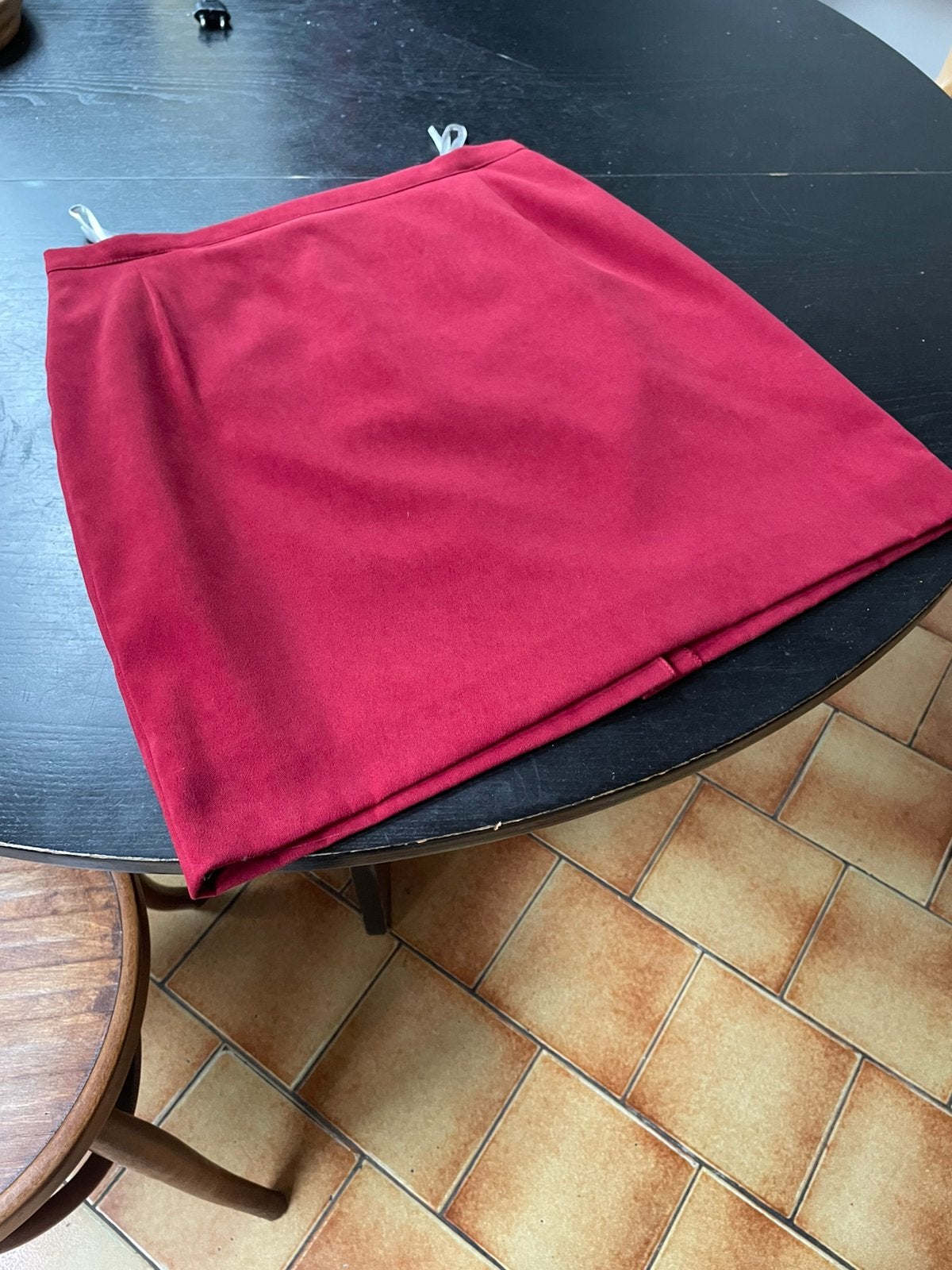 Vintage rode rok maat 40, Kleding | Dames, Ophalen of Verzenden, Zo goed als nieuw, Maat 38/40 (M), Rood