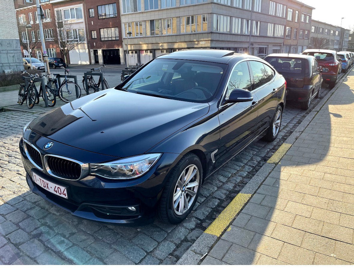 BMW 320d Gran Turismo, Auto's, Blauw, Leder, Particulier, Te koop