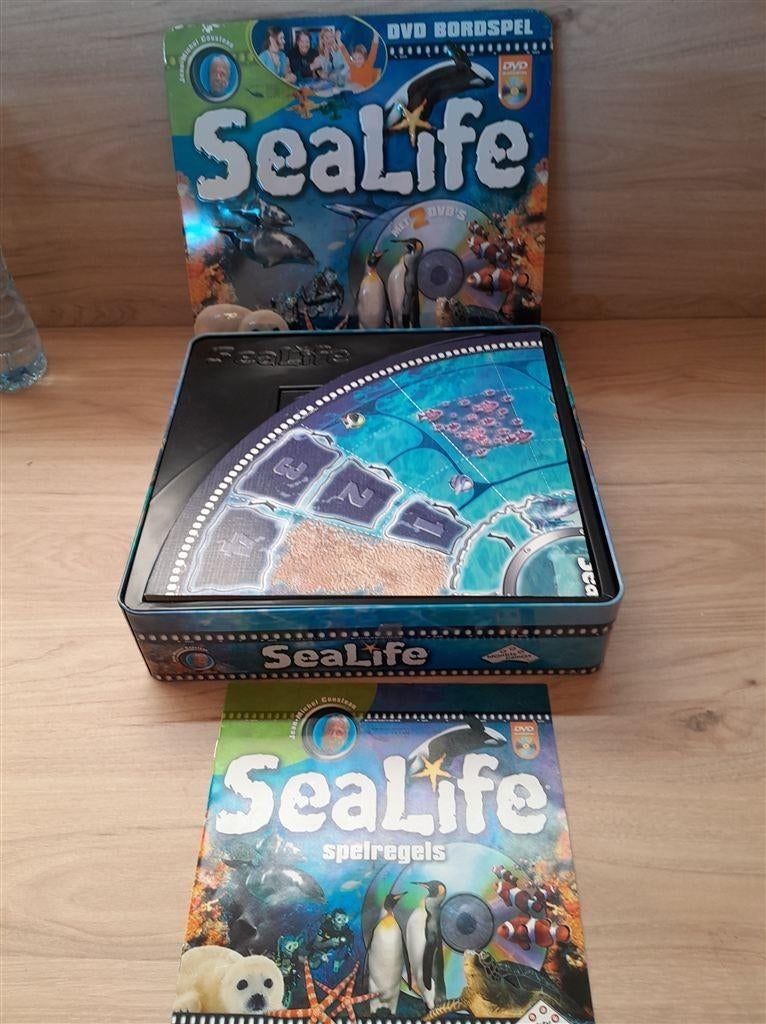 Sealife - DVD bordpsel - blik - s3764, Hobby & Loisirs créatifs, Jeux de société | Jeux de plateau, Comme neuf, Envoi