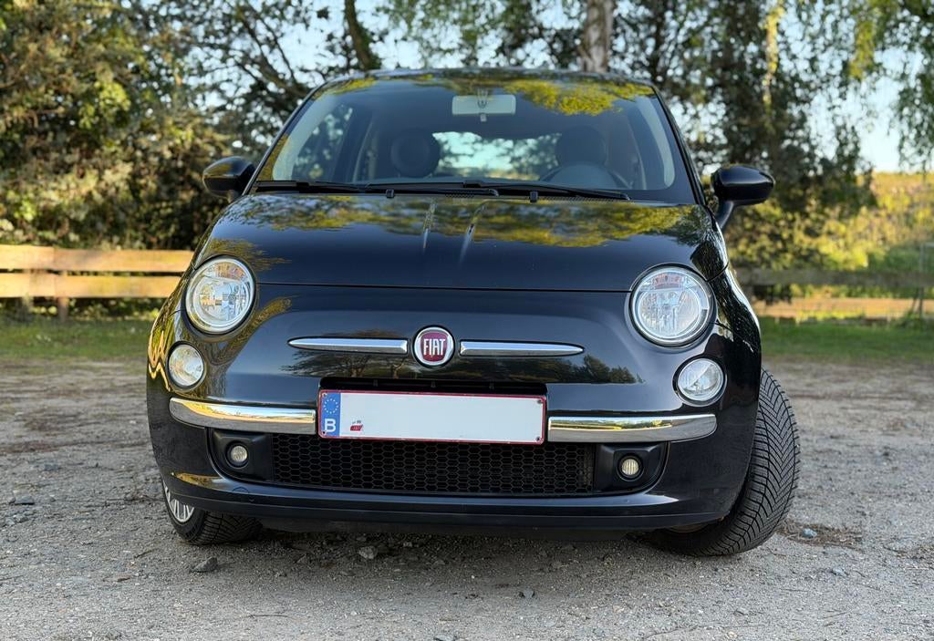 Fiat 500 facelift 1.2 benzine bouwjaar 2015 gekeurd vvk, Auto's, Stof, 4 cilinders, Zwart, Handgeschakeld