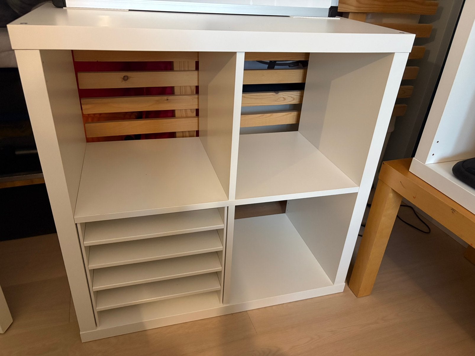 IKEA KALLAX 2x2 wit – zo goed als nieuw, Maison & Meubles, Armoires | Bibliothèques, Enlèvement, Comme neuf