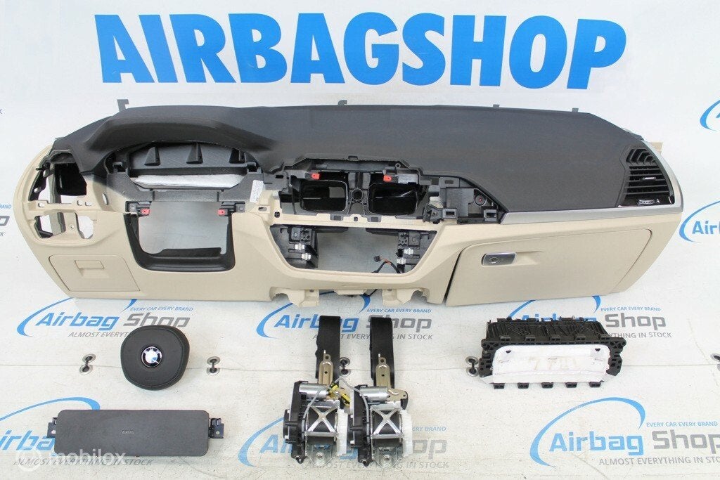 Airbag set - Dashboard M zwart/beige BMW X3 G01 (2018-heden), Auto-onderdelen, Dashboard en Schakelaars, Gebruikt, Ophalen of Verzenden
