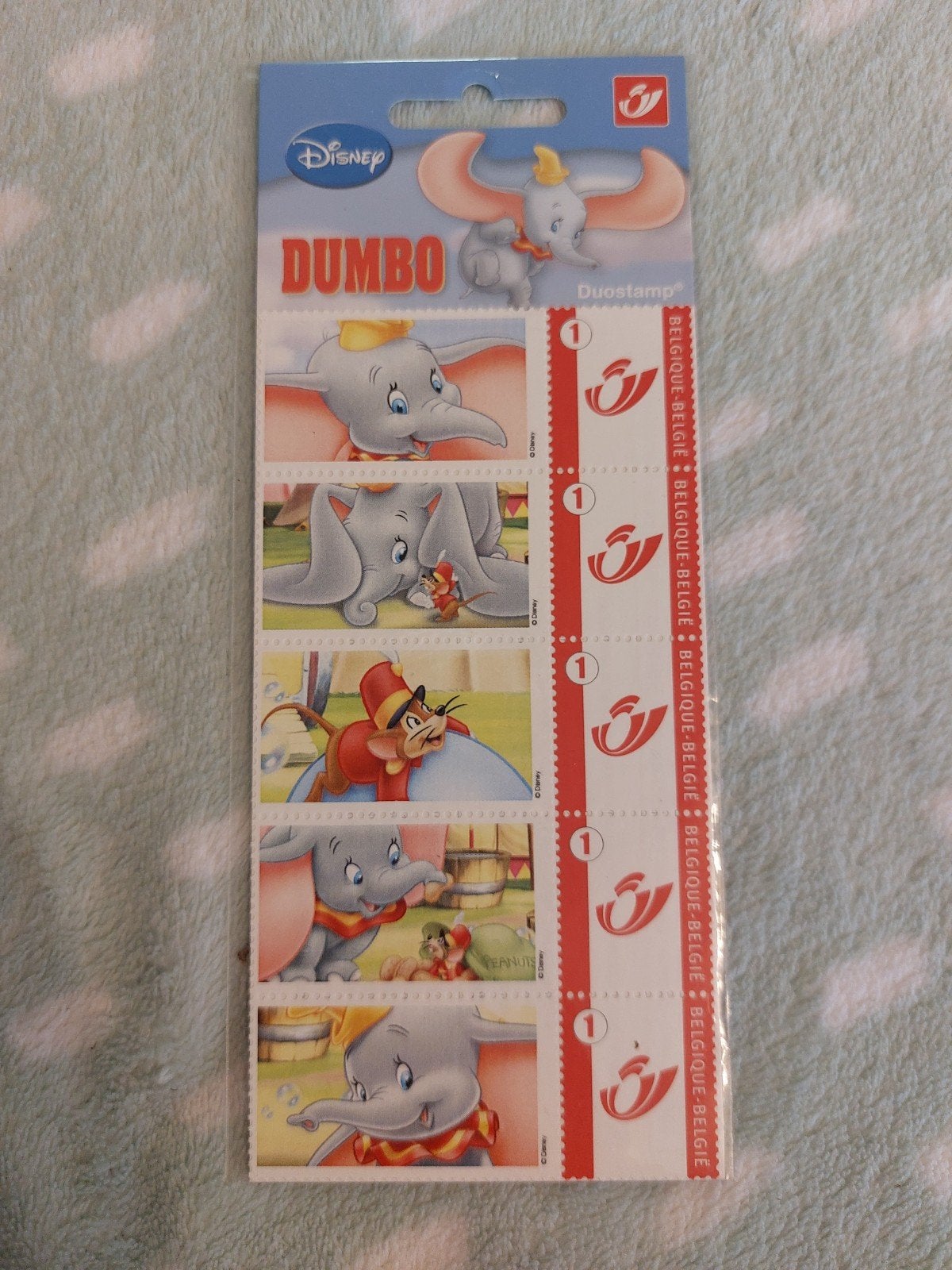 duostamp postzegels Dumbo Disney, Enlèvement ou Envoi, Disney