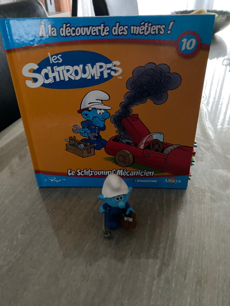 Le schtroumpfs Mecanicien, Enlèvement, Neuf, Autres Schtroumpfs, Bande dessinée