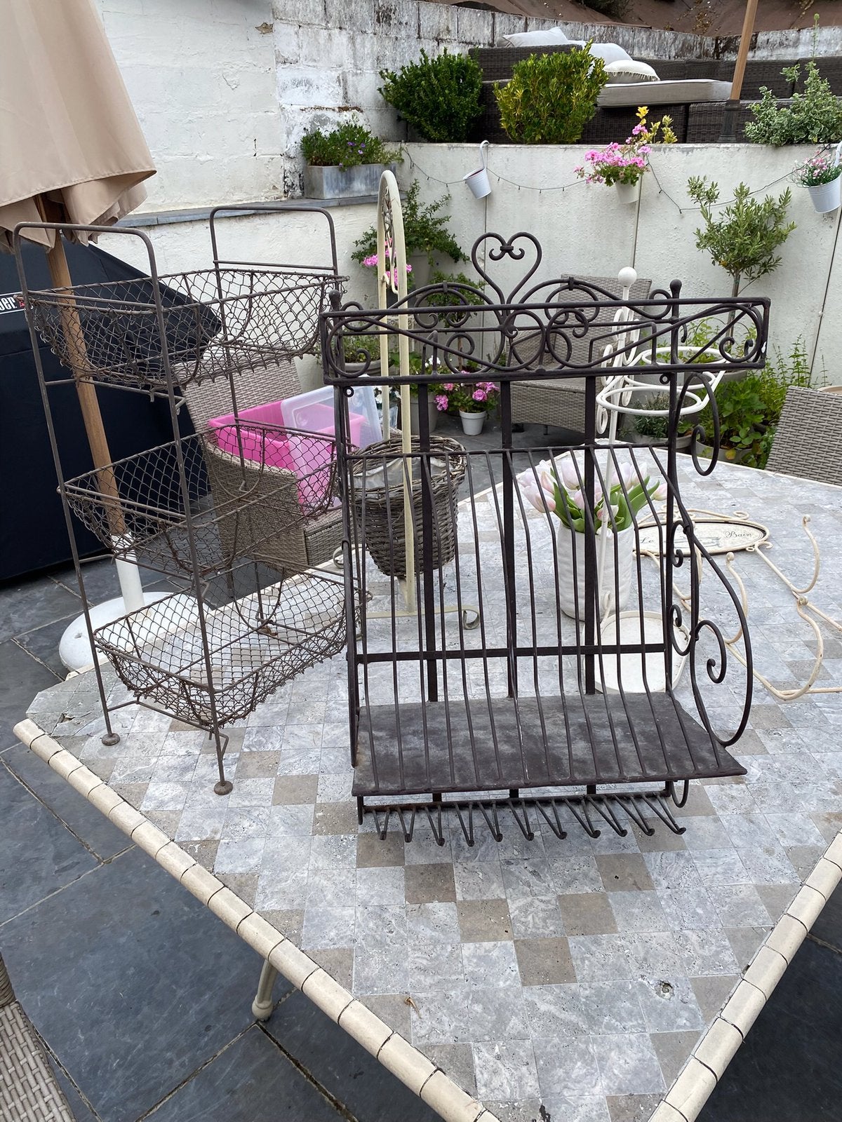 Objets deco salle de bain et cuisine, Maison & Meubles, Accessoires pour la Maison | Autre, Utilisé, Métal, Multicolore, Brocante