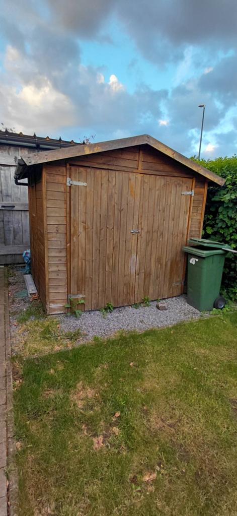 Tuinhuis /brandhout zelf af te breken, Tuin en Terras, Tuinhuizen, Ophalen, Tuinhuis