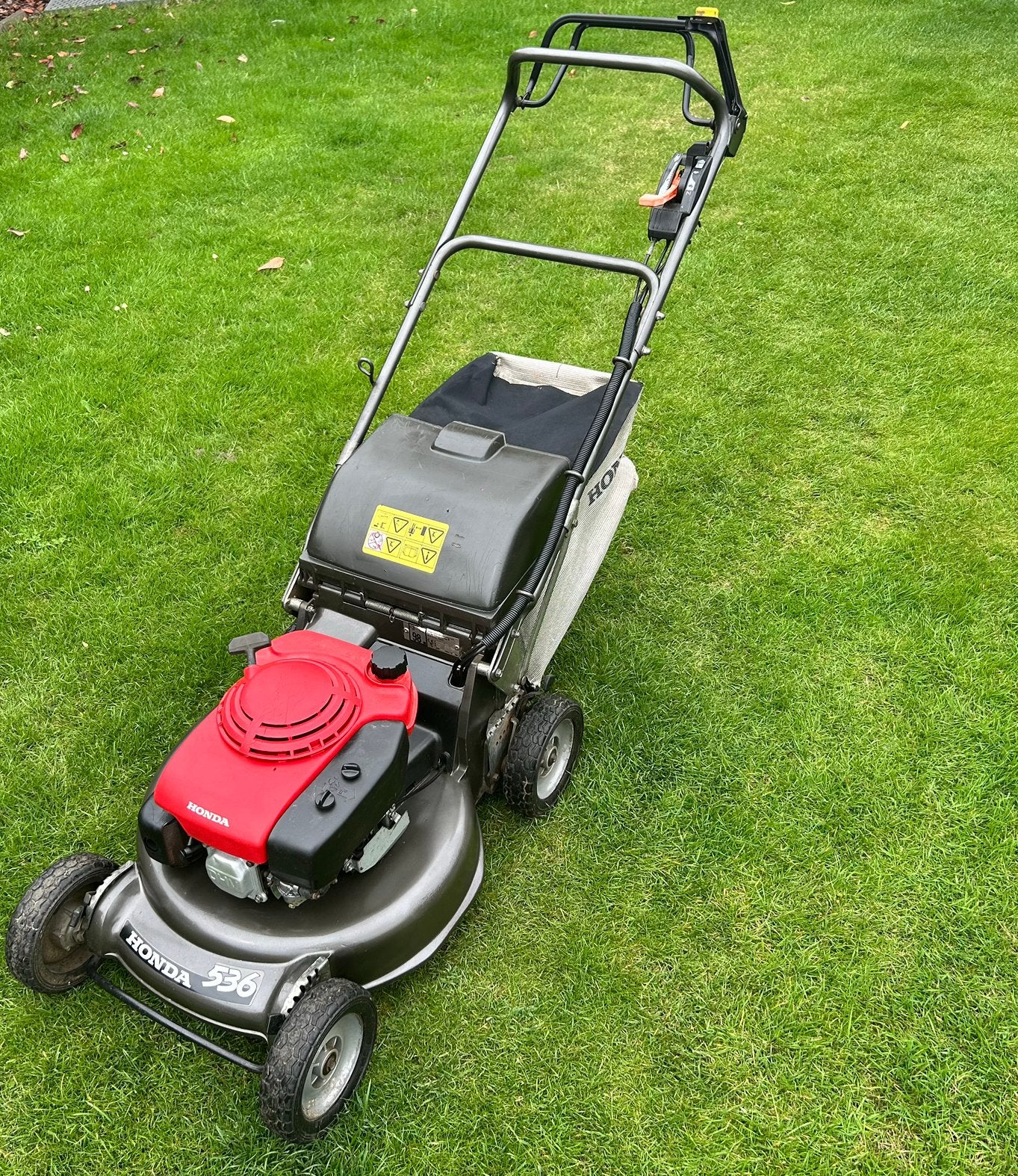 Honda HRH 536 HXE professionnelle (2018) — Parfait état !, Jardin & Terrasse, Tondeuses à gazon, Comme neuf, Tondeuses à gazon à essence