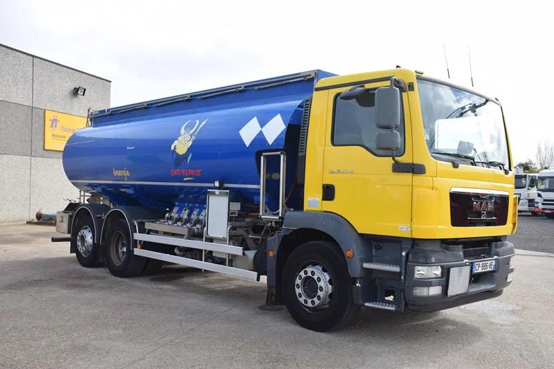 MAN TGM 26.340 (bj 2012), Auto's, Vrachtwagens, Automaat, Euro 5, MAN, Geel
