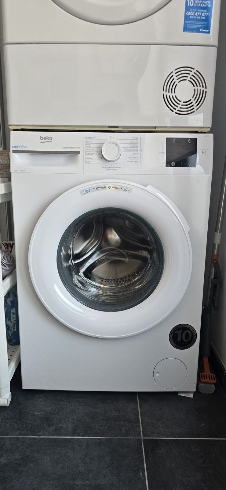 Wasmachine en droogkast, Elektronische apparatuur, Wasmachines, Ophalen, Zo goed als nieuw