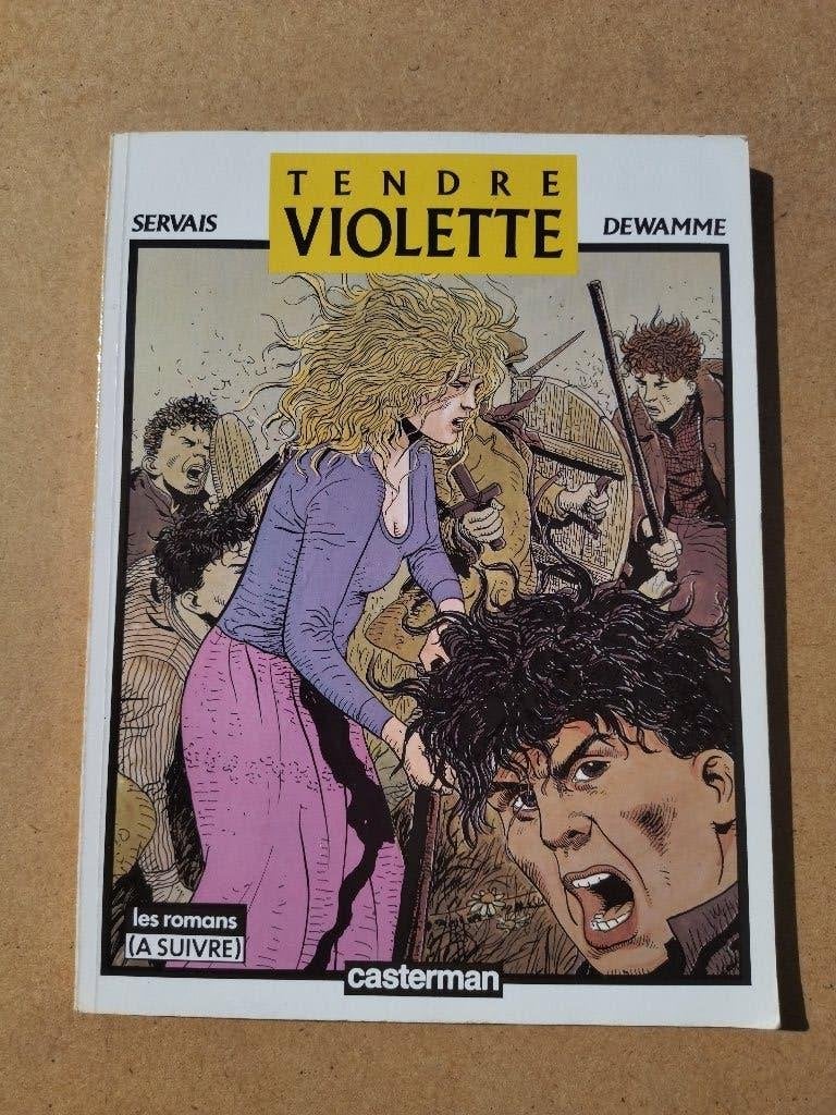 Tendre Violette / Servais - Dewamme - 1985, Boeken, Gelezen, Ophalen of Verzenden, Servais - Dewamme, Eén stripboek