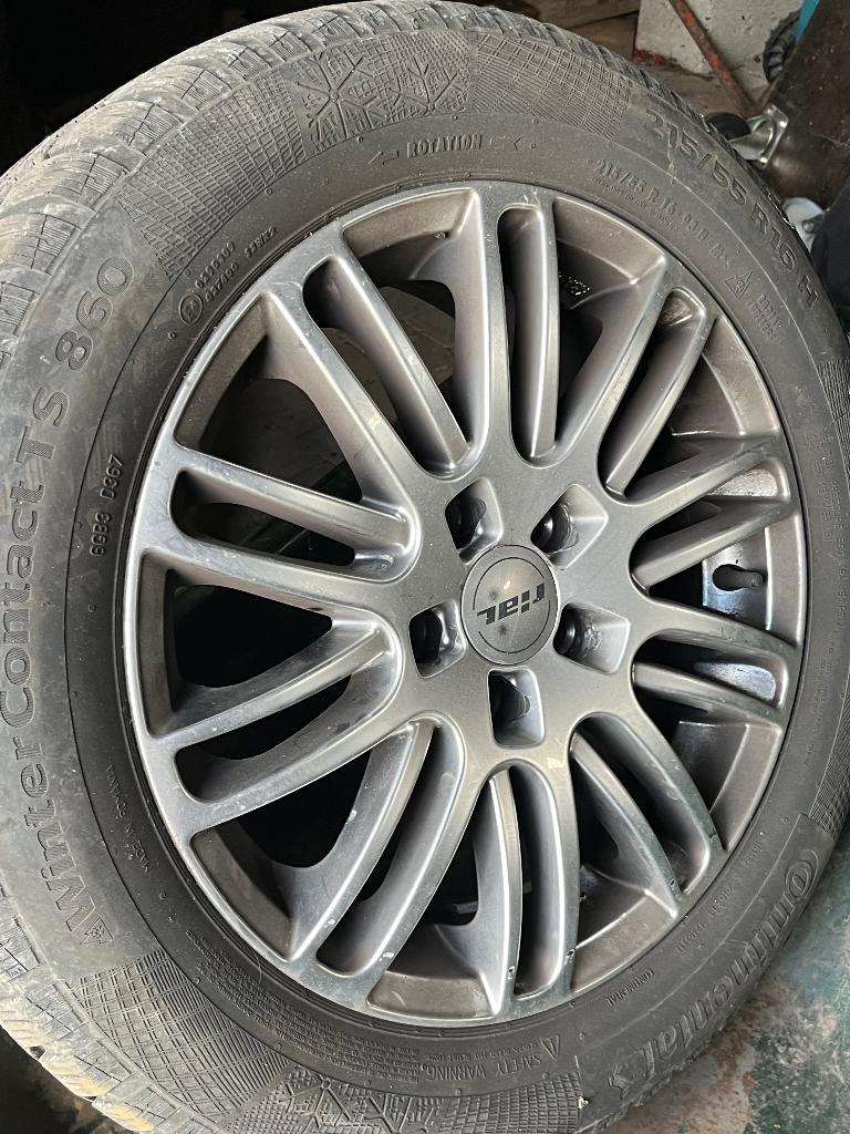 Winterbanden continental, Auto-onderdelen, Banden en Velgen, Ophalen, Gebruikt, Winterbanden, Banden en Velgen