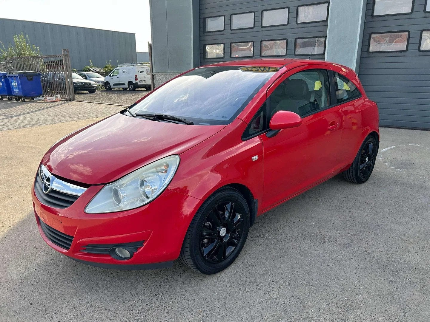 Opel Corsa Corsa 1.2i Enjoy zie foto met keuring verkoop, Stof, Gebruikt, Zwart, 4 cilinders