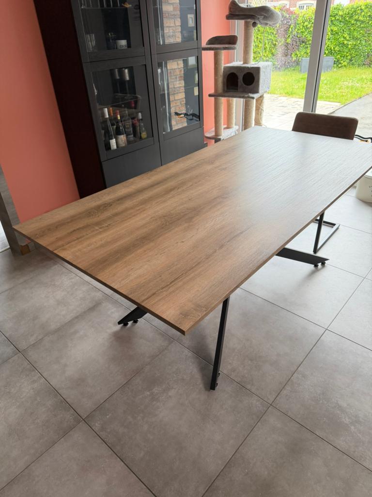 Table à vendre, 150 à 200 cm, Cinq personnes ou plus, Enlèvement, Utilisé