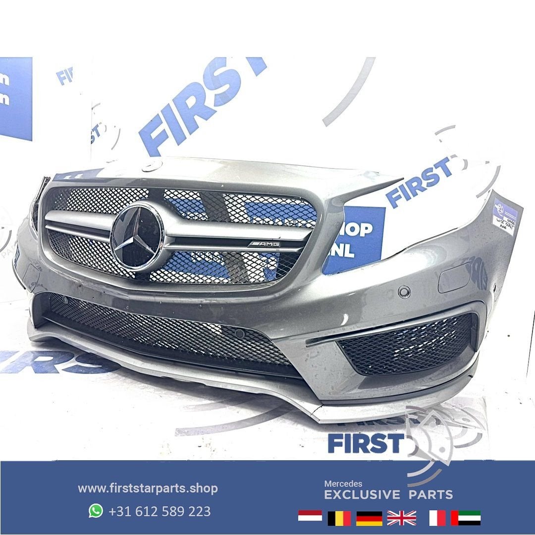 W156 X156 GLA 45 AMG VOORBUMPER COMPLEET GLA45 BUMPER + GRIL, Utilisé, -, Avant, -
