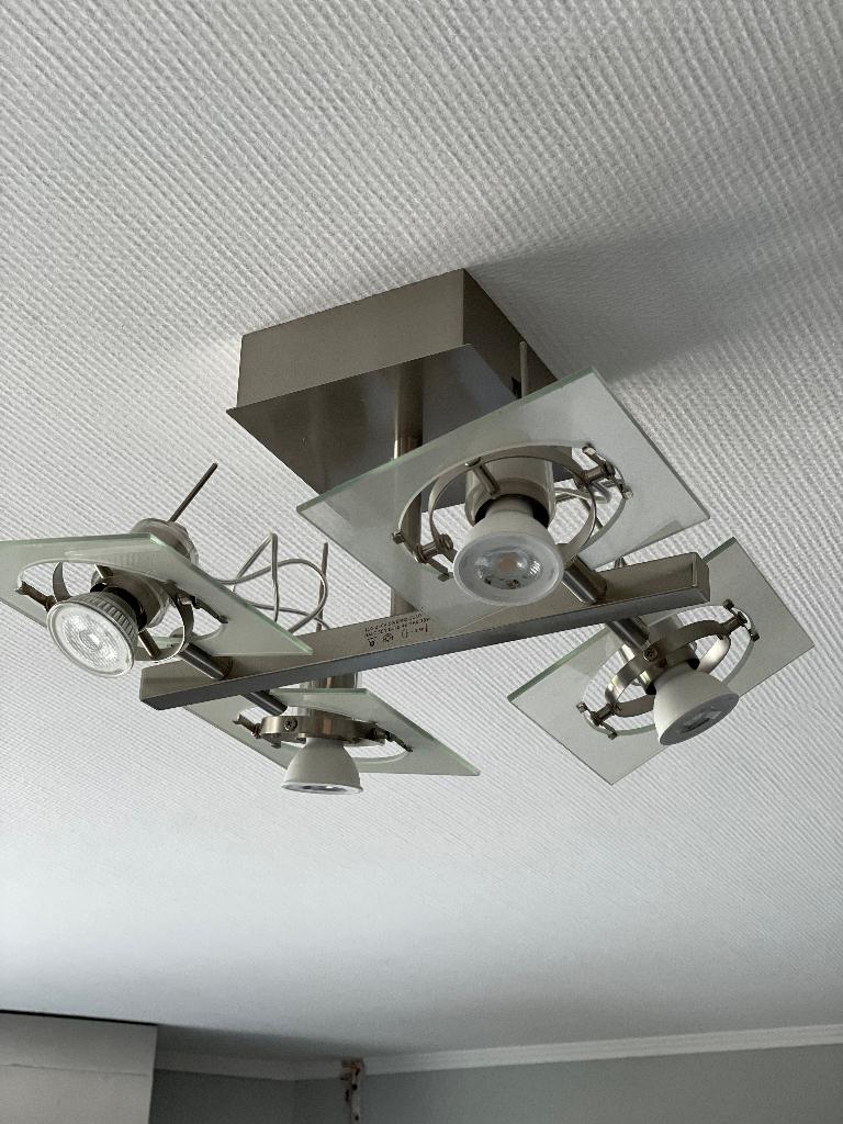 Luminaire IKEA LED, Maison & Meubles, Spot encastrable ou Spot mural, Enlèvement, Utilisé, Métal ou Aluminium
