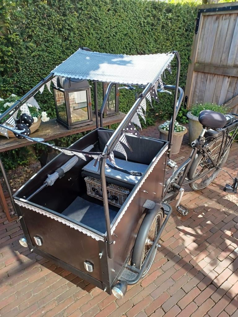 Troy bakfiets e bike met accessores, Ophalen
