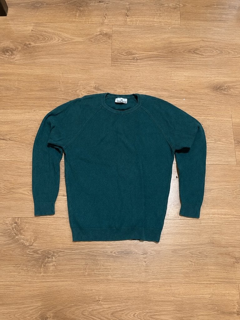 Stone Island gebreide trui petrolgroen – maat M, Maat 48/50 (M), Ophalen of Verzenden, Groen, Stone Island