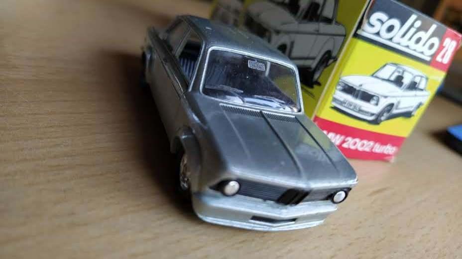 BMW 2002 TURBO, 1:43, SOLIDO, 1974, neuf et en boîte, Hobby & Loisirs créatifs, Voitures miniatures | 1:43, Comme neuf, Voiture