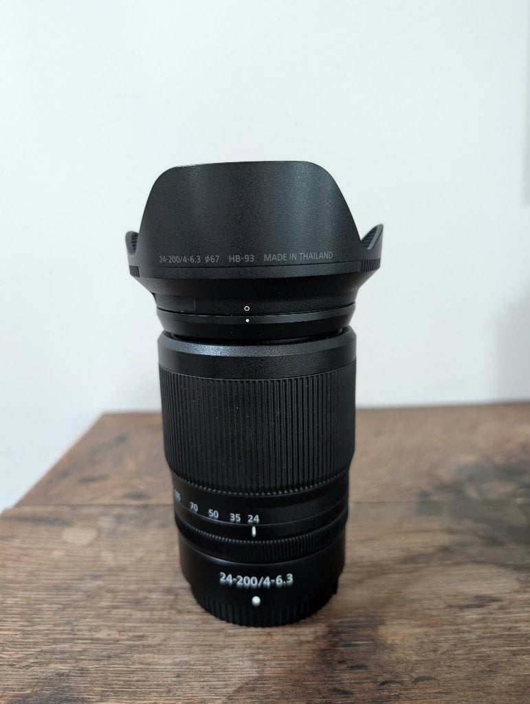 Nikon NIKKOR Z 24-200mm F/4-6.3 VR - Nauwelijks gebruikt, TV, Hi-fi & Vidéo, Monture Nikon Z, Enlèvement ou Envoi, Lentille standard